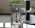 Nasir Glass Drinking Mug 400ml (5 inch long, 3 inch Round) - Coffee Mug. 