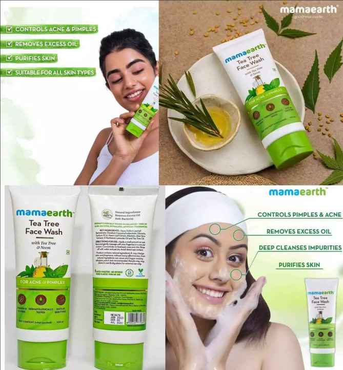 MamaEarth Tea Tree Face Wash-100ml