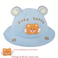 Baby Hat Summer Baby Cute Cartoon Wide Visor Fisherman Hat Boys and Girls. 