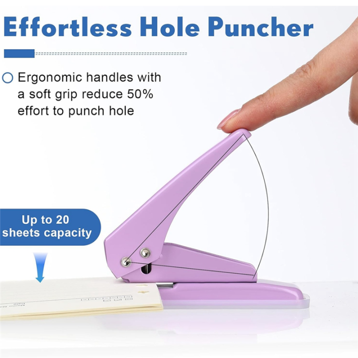 10%20Pcs%20Single%20Hole%20Punch%20with%20Lock%201%20Hole%20Paper%20Hole%20Punch%2020%20Sheet%20Capacity%20Handheld%20Paper%20Puncher%20with%20Anti%20Skid%20Base,%20-%20Image%205