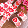 500Pcs/Roll Red Heart Stickers For Valentines Day Wedding Gift Packing Bag Packaging Labels Love Scrapbooking Diy Stickers. 