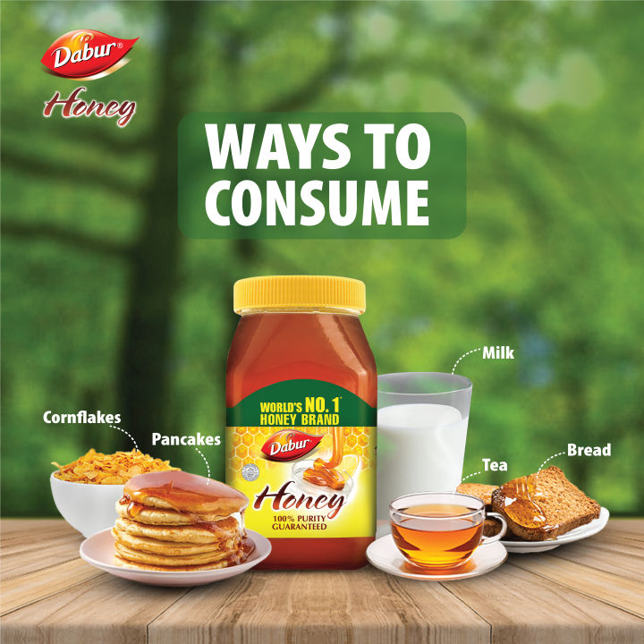 Dabur%20Honey:%20100%25%20Pure%20Honey%20with%20No%20Sugar%20Adulteration%20500%20gm%20-%20Image%204