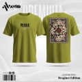 Avro Premium Men's T shirt Olive Color - Rise Again - Cotton Fabric Soft & Comfortable - Tshirt For Men.
