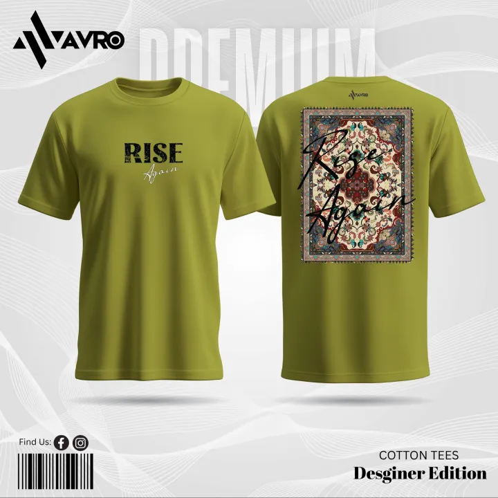 Avro%20Premium%20Men's%20T%20shirt%20Olive%20Color%20-%20Rise%20Again%20-%20Cotton%20Fabric%20Soft%20&%20Comfortable%20-%20Tshirt%20For%20Men%20-%20Image%205