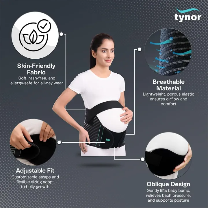 TYNOR%20Maternity%20Belly%20Band%20for%20Pregnant%20Women,%20Breathable%20Pregnancy%20Belly%20Support%20Band,%20Adjustable%20Maternity%20Belt%20for%20Back,%20Pelvic%20Support,Comfortable%20Easy%20to%20Use%20Pregnancy%20Belt%20-%20Image%202