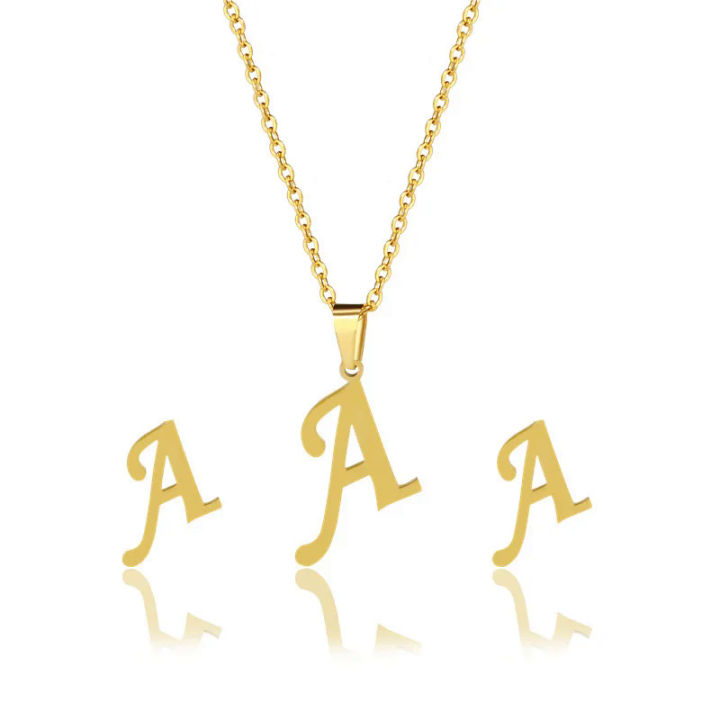 New%20Simple%20Gold%20Color%20A-Z%2026%20Letters%20Initial%20Pendant%20Necklace%20Set%20for%20Women%20Couple%20Stainless%20Steel%20Alphabet%20Name%20Chain%20Choker%20-%20Image%202