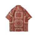 Bandana Shirt Men Women Streetwear Shirt Paisley Shirts Hip Hop Short Sleeve Shirt Beach Male Clothing Harajuku 2022 Summer.