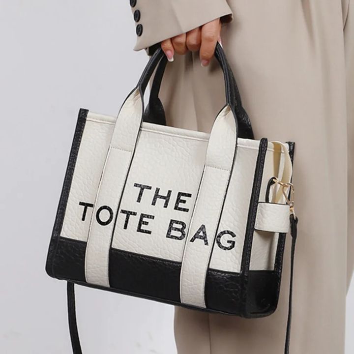Luxury Designer Handbag The Tote Bags for Women PU Leather Shoulder Bag Letter Crossbody Bag Travel Top Handle Shopper Bag 2023