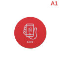 RFID Rewritable Sticker Keytag Anti Metal Interference Label Writable Key Token Tag Card Duplicate.