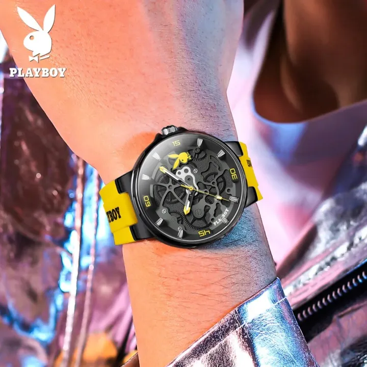 PLAYBOY%20Fashion%20Casual%20Watch%20for%20Men%20Luxury%20Waterproof%20Luminous%20Man%20Wristwatch%20High%20Quality%20Elegant%20Sports%20Quartz%20Men's%20Watches%20-%20Image%204