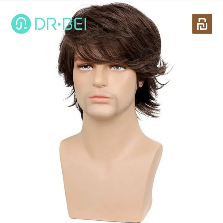 %E3%80%90DIV%20MALL%E3%80%91%EF%BC%88NEW%EF%BC%89Men%20Wig%20Natural%20Looking%20Men's%20Short%20Curly%20Wig%20with%20Bangs%20Quality%20Synthetic%20Hair%20in%20Black%20Brown%20Golden%20Shades%20Perfect%20for%20Short%20Wig%20-%20Image%204