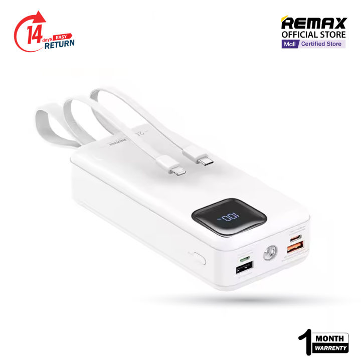 Remax Rpp-550 PD20W & QC22.5W Portable Power Bank 30000Mah Powerbank ...
