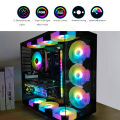 COOLMOON ARGB LED Strip Light With 5V 3Pin Small 4Pin Header Changing Light Speed DIY Lamp Bar Light Strip For PC Computer Case Chassis.