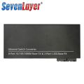 Computer Ethernet 10/100/1000M 8 RJ45 UTP 2 SC Fiber Port Fiber Optical Media Converter Gigabit Ethernet Switch.