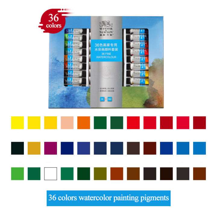 Winsor%20Newton%20Professional%20Watercolor%20Paint%20Pigment%2012/18/24/36%20Colors%2010ML%20Water%20Colors%20Painting%20Art%20Supplies%20For%20Artists%20-%20Image%207