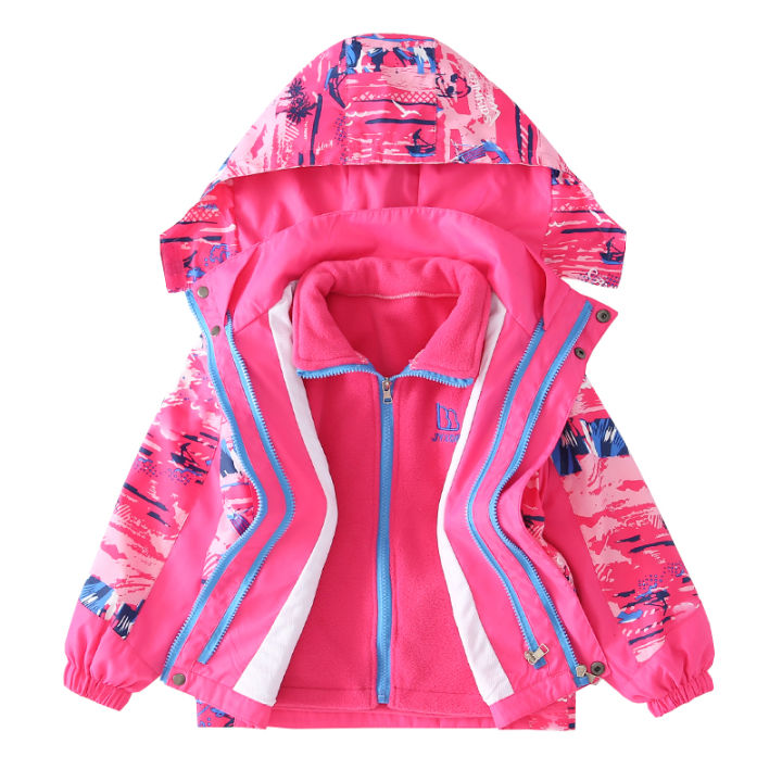 new%20Children%20Polar%20Fleece%20Jacket%20baby%20boy%20Girl%20Sport%20Kids%20Coat%202pcs%20Hooded%20Waterproof%20Windbreaker%20clothing%20Autumn%20Winter%20clothes%20-%20Image%207