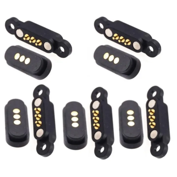 5%20Pairs%20Spring%20Loaded%20Magnetic%20Pogo%20Pin%20Connector%203%20Positions%20Magnets%20Pitch%202.3MM%20Through%20Holes%20Male%20Female%20Probe%20-%20Image%203