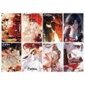 8 Pcs/Set Anime Heaven Official's Blessing Paper Poster Tian Guan Ci Fu Anime Wall Stickers Wallpaper Fans Collection Gift.