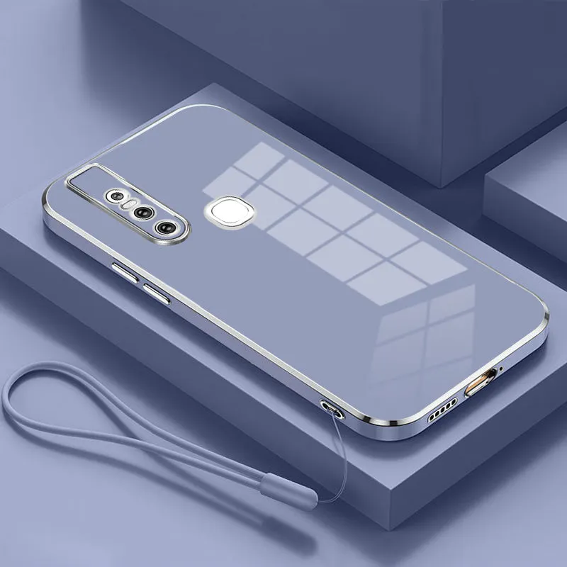 For vivo V15 Case Luxury Square Plating vivo V15 Pro Phone Case