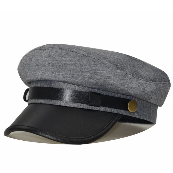 【beauty code store】XPeople Men Yacht Captain Sailor Hat Newsboy Boy Peaked Beret Cap