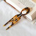 Trendy Hair Sticks New Creative Design Fashion Geometric U-Shaped Hair Stick Retro Acetate Hairpins Tortoiseshell for Woman Girl.