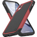 Anti-fall 2 in 1 Heavy Duty Armor Case For iPhone XR Phone Case Shockproof Soft Casing Hard Back Cover.