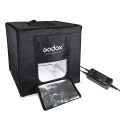 Godox LSD40 40*40*40cm LED Mini Photography Studio Shooting Tent Softbox with 2pcs LED Light Board 5800K CRI 96+ Power 40W for Macro and Product Photography.