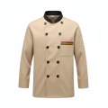 Men's Classic Micro Twill Chef Coat – Professional Culinary Uniform.