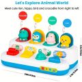 Baby Montessori Toys Pop Up Switch Box Activity Toy for Babies Early Learning Educational Toy for Sorting Colors Animals and Car SnowWhite. 