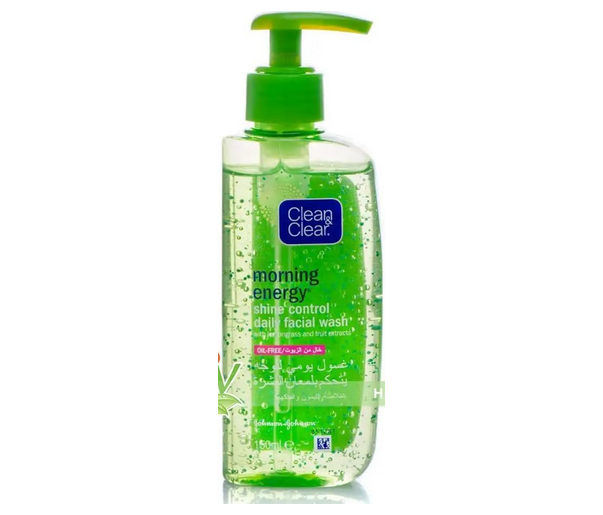 Clean & Clear Daily Facial Wash Morning Energy Shine Control 150ml