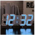 Led Digital Clock 3D Electronics Table Wall Alarm Clock.