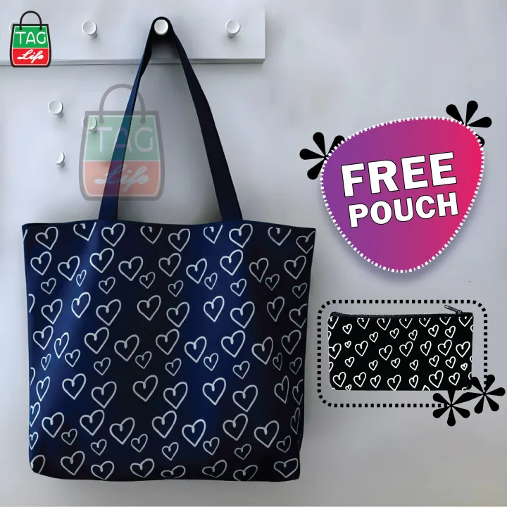 TAG%20Lifestyle%20Canvas%20Tote%20Bag/Fashionable%20Top%20Handle%20Bag%20Off%20White%20Color%20with%20Zipper%20for%20girls%20For%20University/College/Trendy%20Fashionable%20Women%20with%20free%20pouch%20-%20Image%206