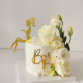 2pcs Design Bride To Be Cake Topper Rose Gold Acrylic Cake Topper Girl Bachelor Wedding Bridal Engaged Dessert Baking Decoration Maoxia Maoxia.