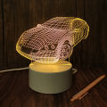 Factory spot 3d night light plug-in usb touch remote control acrylic small table lamp corporate event gifts wholesale. 