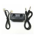 Professional Telephone Adapter For Digital Voice Recorder Telephone Line Audio Cable Line-in Cable Support 3.5mm MIC Interface.
