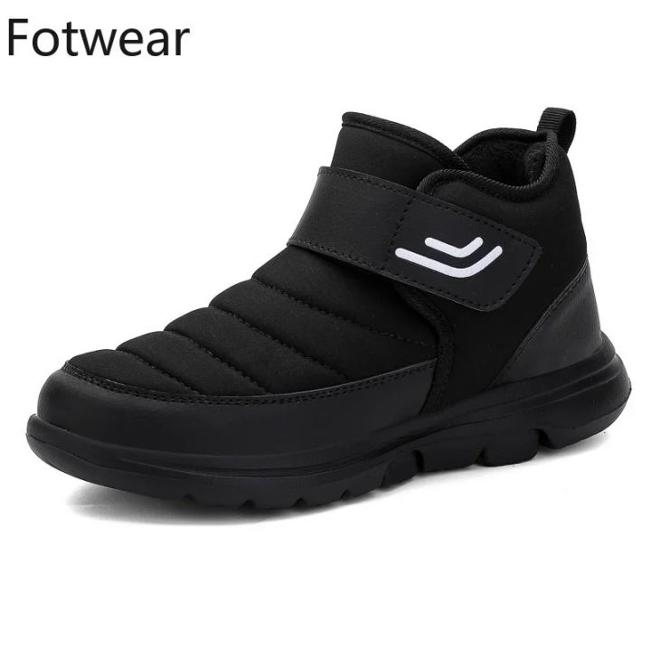 Waterproof Boots Black Ankle Snow Boots Selevn Roind】 Winter