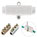 Wire Connector High Power Splitter Quick Electrical Cable Termirelaxnal Blocks Junction Box Connectors Large Current Conductor Brass. 