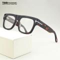 2023 Brand Square eyeglasses women optical glasses frame men Big box myopia prescription transparent spectacle frames TF5634-B. 