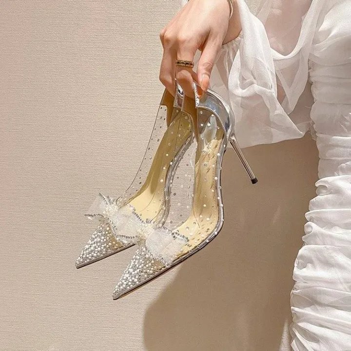 Transparent%20Rhinestone%20Bowknot%20Sandals%20Summer%20New%20Women's%20High%20Heel%20Pumps%20Design%20Sense%20Niche%20Temperament%20Stiletto%20Heel%20High%20Heels%20-%20Image%208