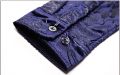 Luxury Chinese Dragon Embroidery Velvet Shirt Men Slim Fit Long Sleeve Casual Shirts Mens Button Down Social Party Chemise 4XL. 