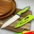 Stainless Steel Chefs Knife With Cover for Kitchen Original Chinese Cooking Knives.