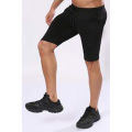 Half Men's Snake Skin Fitness Sports Training Running Quick-Drying Stretchy Tight Pants-Black.