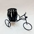 Rickshaw Style Smart Steel Small Pen Box Holder Beautiful Office PAN STAND BLACK.