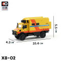 Xcartoys 1:64 Armadillo Crawler Unimog U4000 Die-Cast Vehicles Model Car Toy X8-01, X8-02.