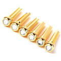 1PCS Acoustic Guitar String Bridge Pins Colorful Copper Brass Endpin Replacement jingu. 