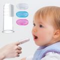 Silicone Baby Finger Tooth Tongue Cleaner Brush with Box 1 Pcs. 