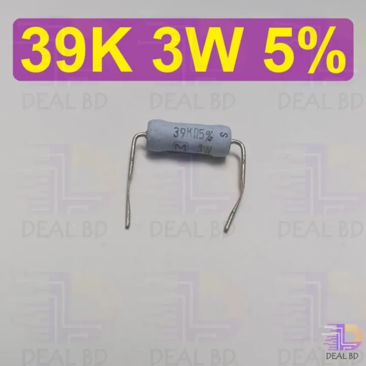 5Pcs%203W%2039K%20Ohm%20Resistor%20Metal%20Oxide%20Film%20Resistors%20Flameproof%20Power%203%20Watt%2039K%20Ohm%20Metal%20Oxide%20Resistors%205%25%20Tolerance%20Passive%20Components%20-%20Image%203
