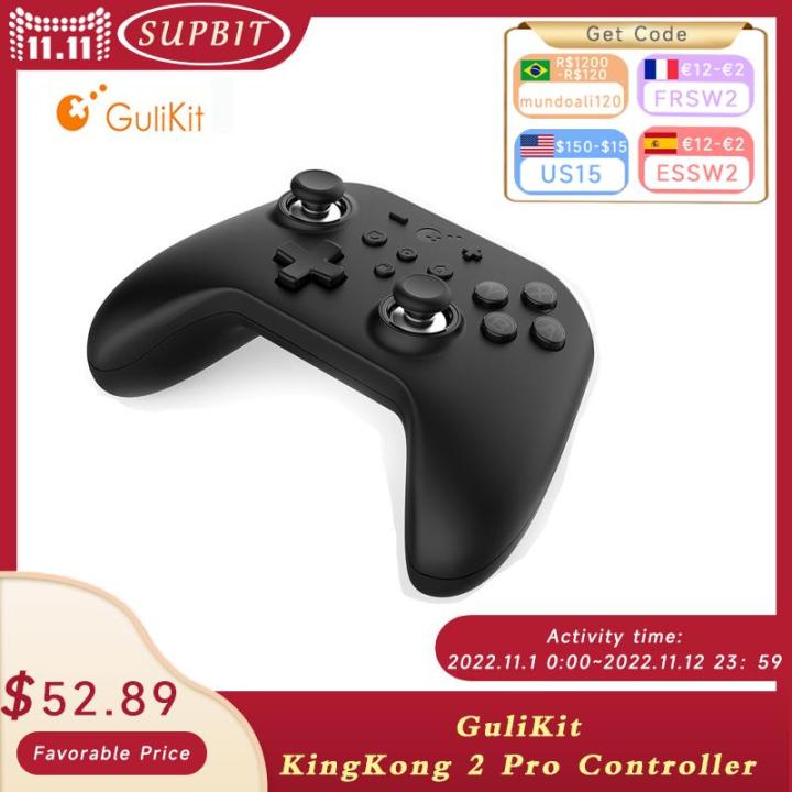 New GuliKit KingKong 2 Pro Controller FPS Mode Gamepad No Drifting for Nintendo Switch MacOS Windows For iOS Android Game