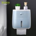 Bathroom with drawer, press opening and closing, wall-mounted waterproof double-layer tissue box, toilet, mobile phone shelf, roll paper holder.