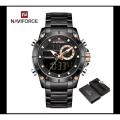 NAVIFORCE NF9163 Dual Time Wrist Watch. 